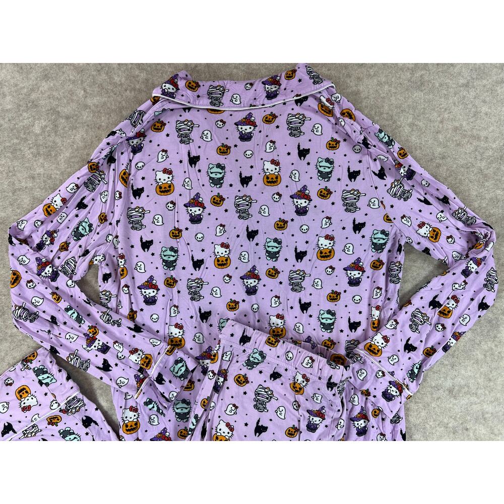 Posh Peanut Women's Hello Kitty Halloween Luxe Bamboo Pajama Set Large - Picture 5 of 9